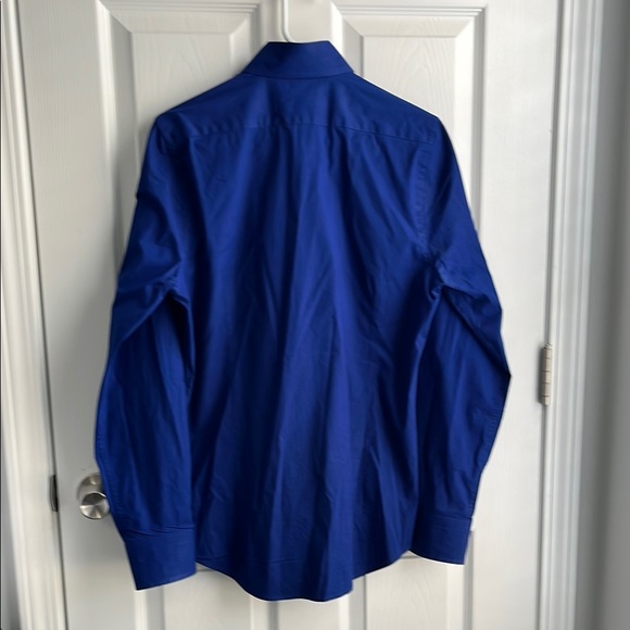 Express 1MX Blue Button-Up Shirt Size Small Petite - Picture 2 of 9